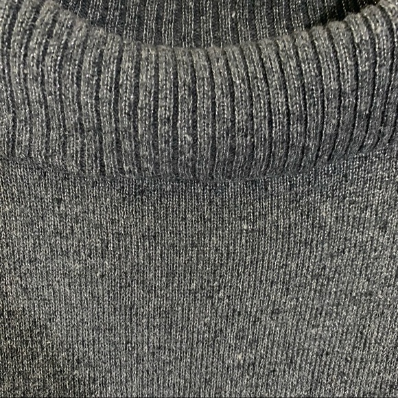 Charter Club Silver Metallic Thread Cowl Neck Sweater - Picture 7 of 8